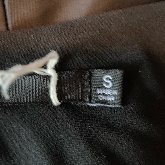 BLK DNM satin lapel open tuxedo style jacket in black. Size small. - Picture 5 of 5